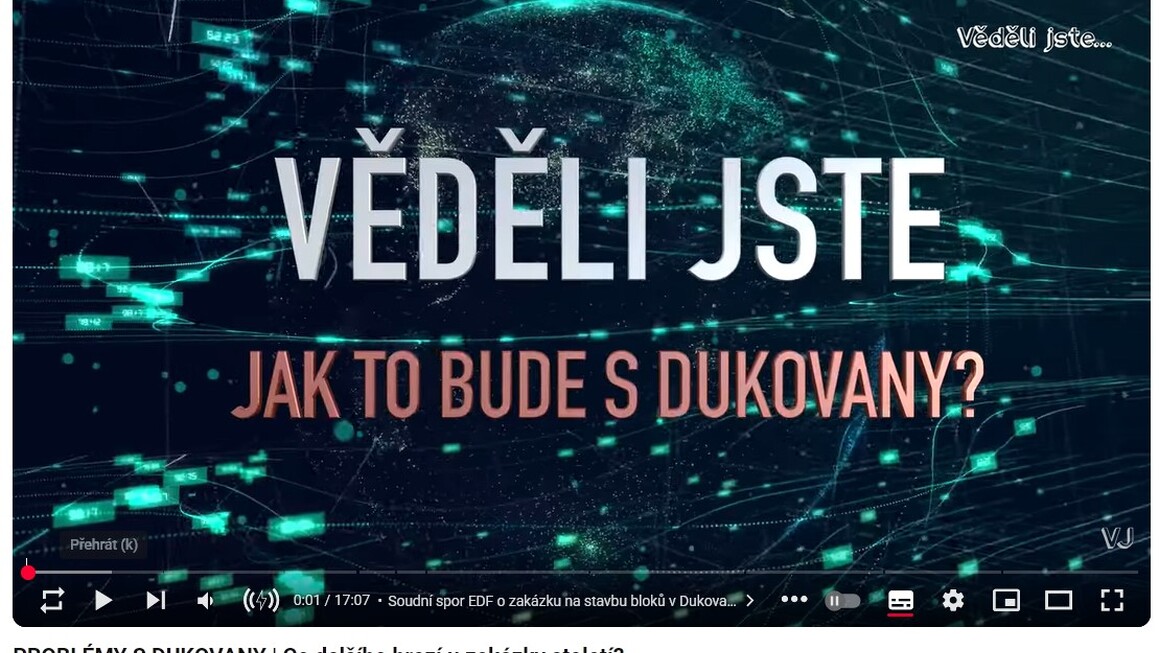Věděli jste - Dukovany Věděli jste - Dukovany