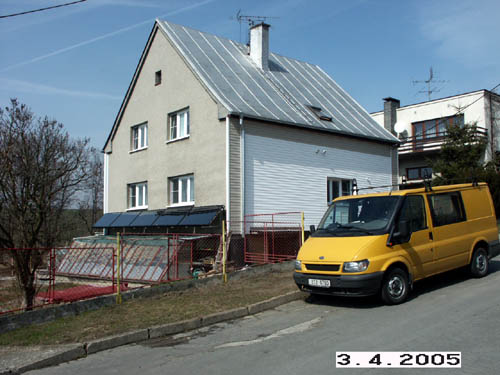 Celkov� pohled na RD Neuwirthov�ch v Klimkovic�ch